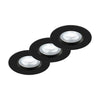 Spot encastrable LED Don Smart 3-Kit multicolore noir