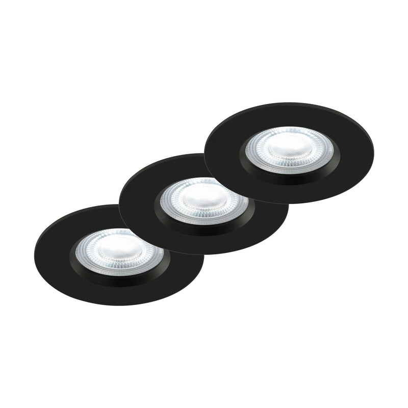 Spot encastrable LED Don Smart 3-Kit multicolore noir