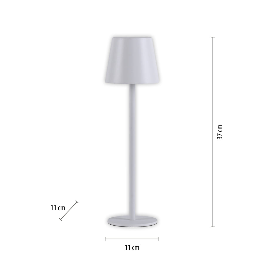 Lampe à poser Euria blanche