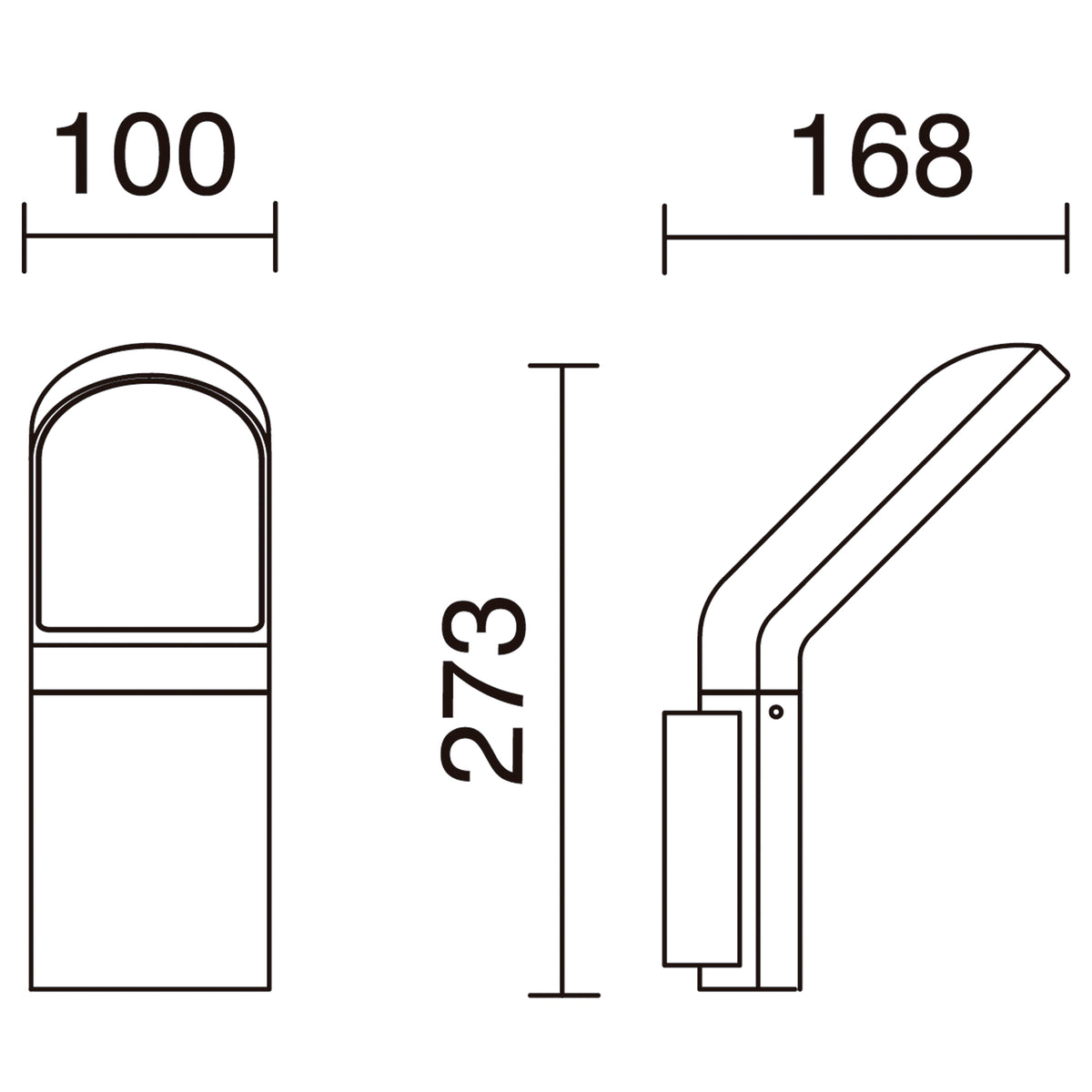 Applique extérieure Castello IP54, anthracite