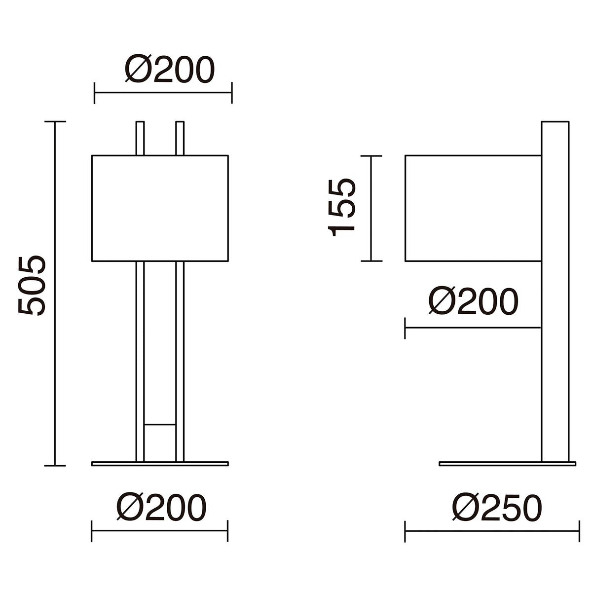 Lampe à poser Compact