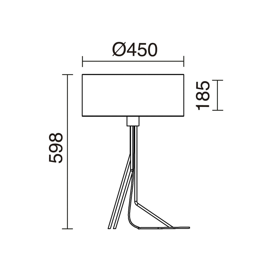 Lampe à poser Diagonal grand modèle