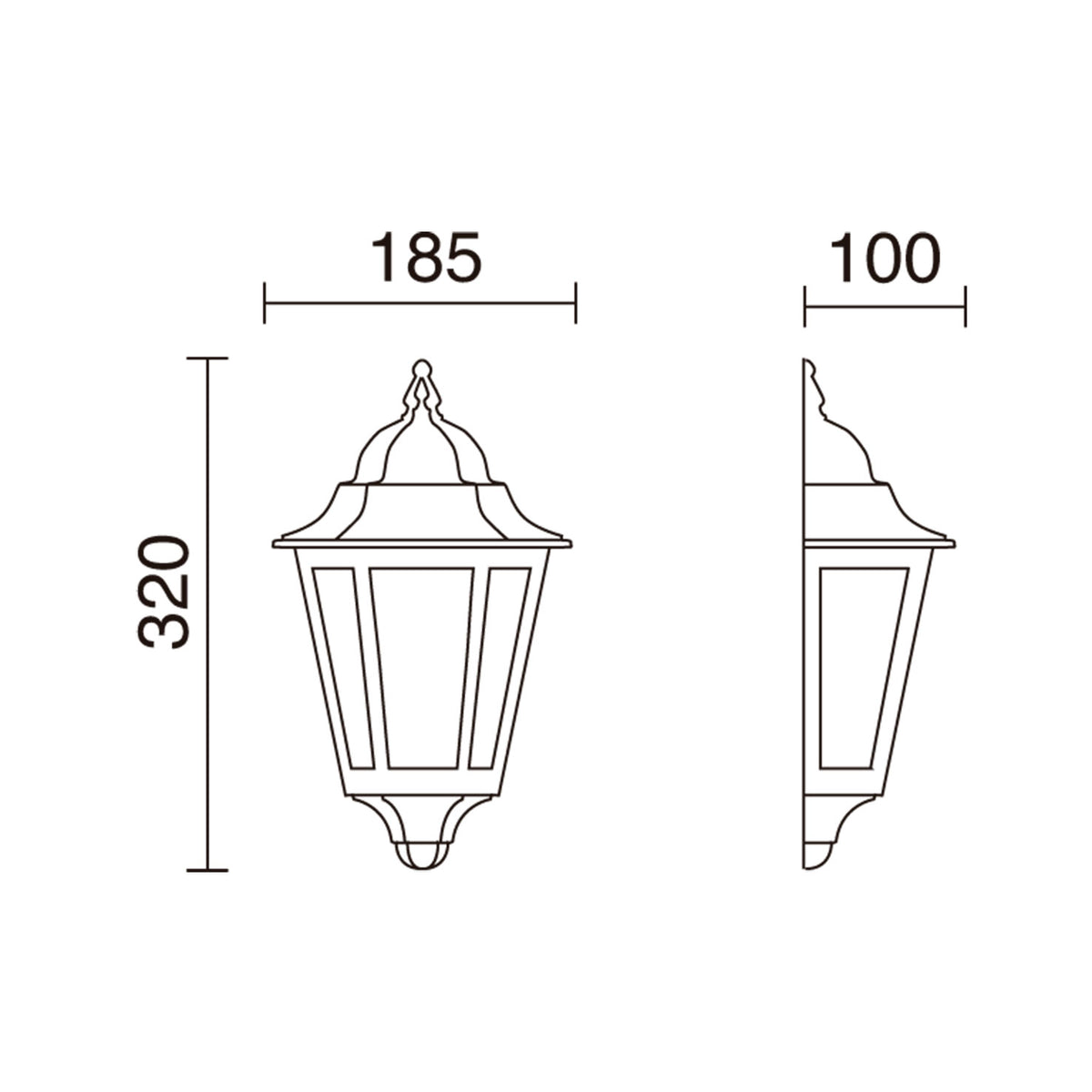 Applique extérieure Elite 6 IP43