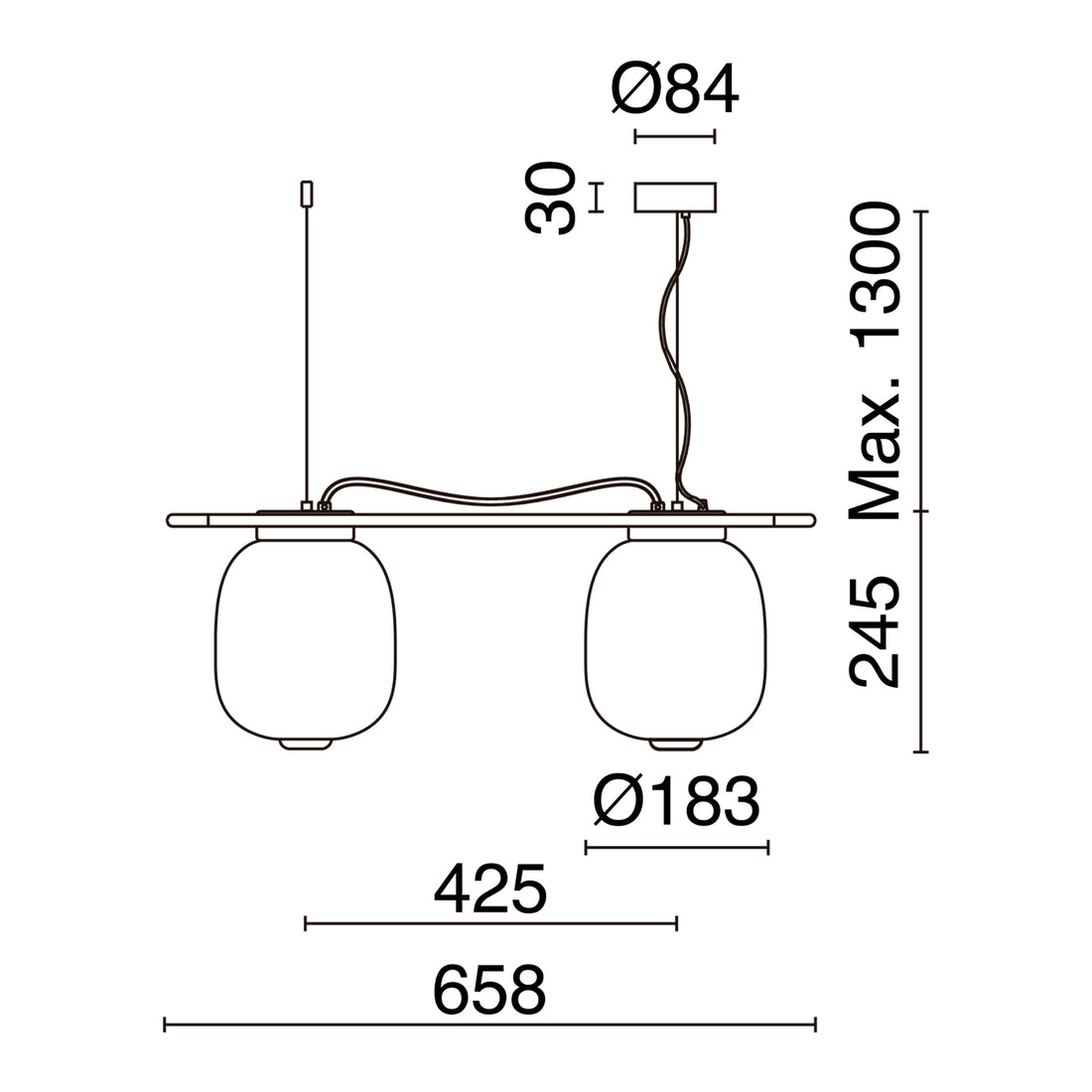 Suspension luminaire | Sermarica