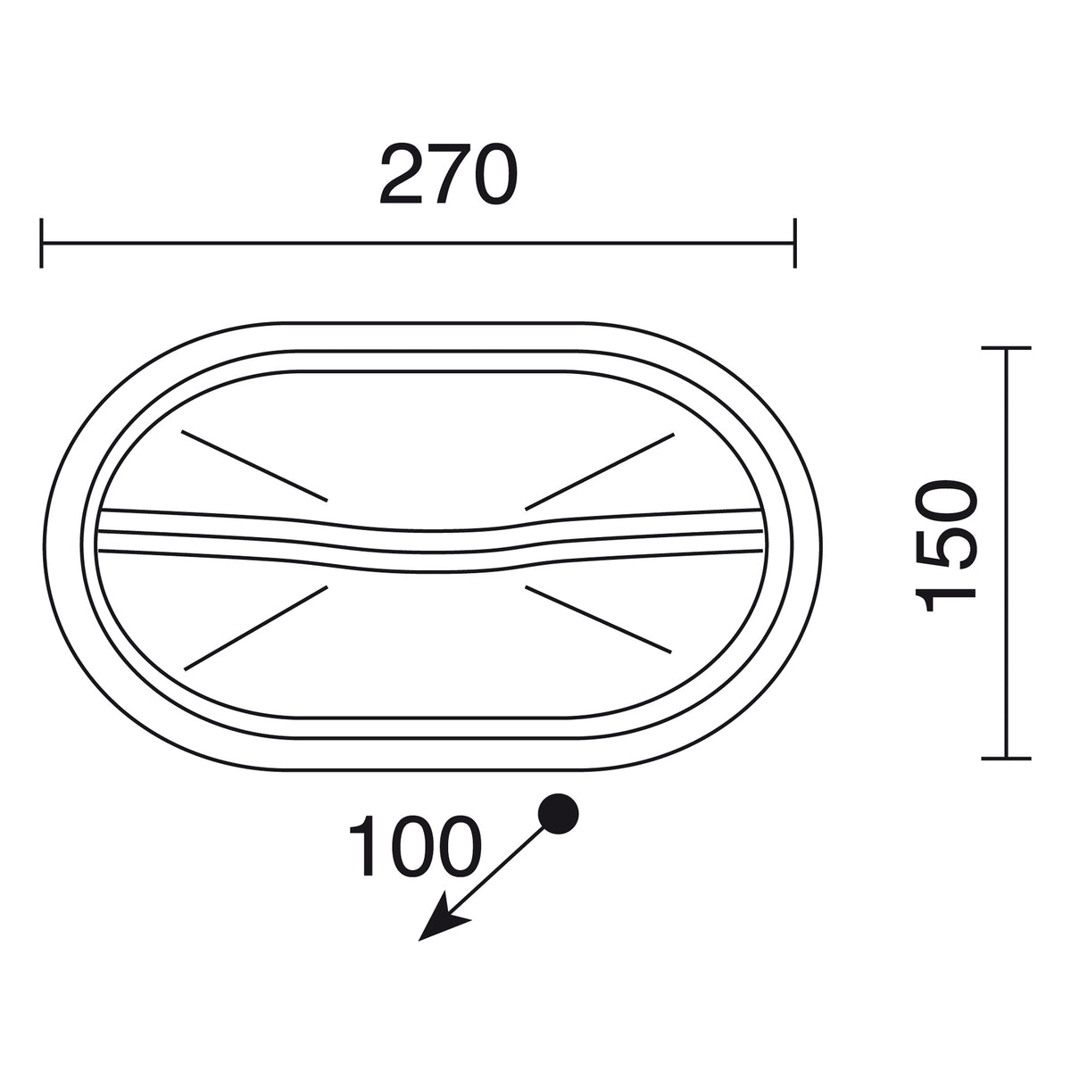Applique extérieure Plaff IP65