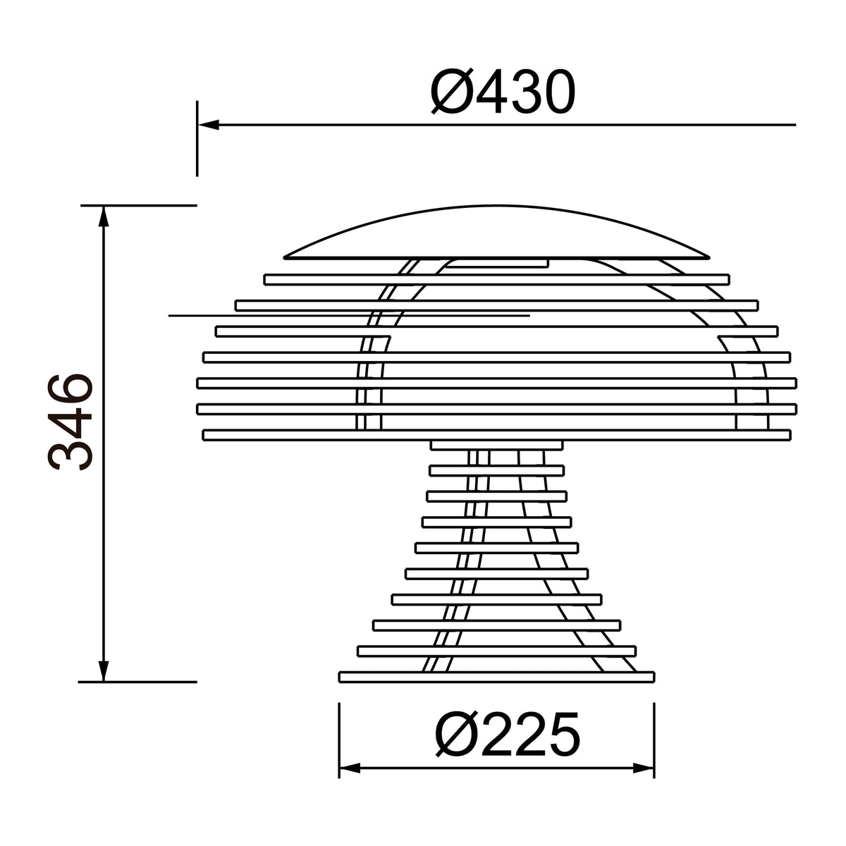 Lampe à poser TEC, hêtre