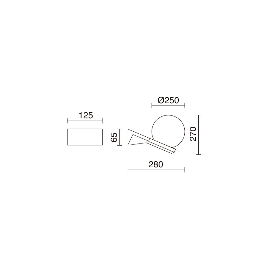 Applique extérieure VIC IP43, noir