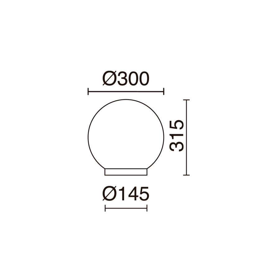 Borne extérieure VIC IP43, noir, H 31,5 cm
