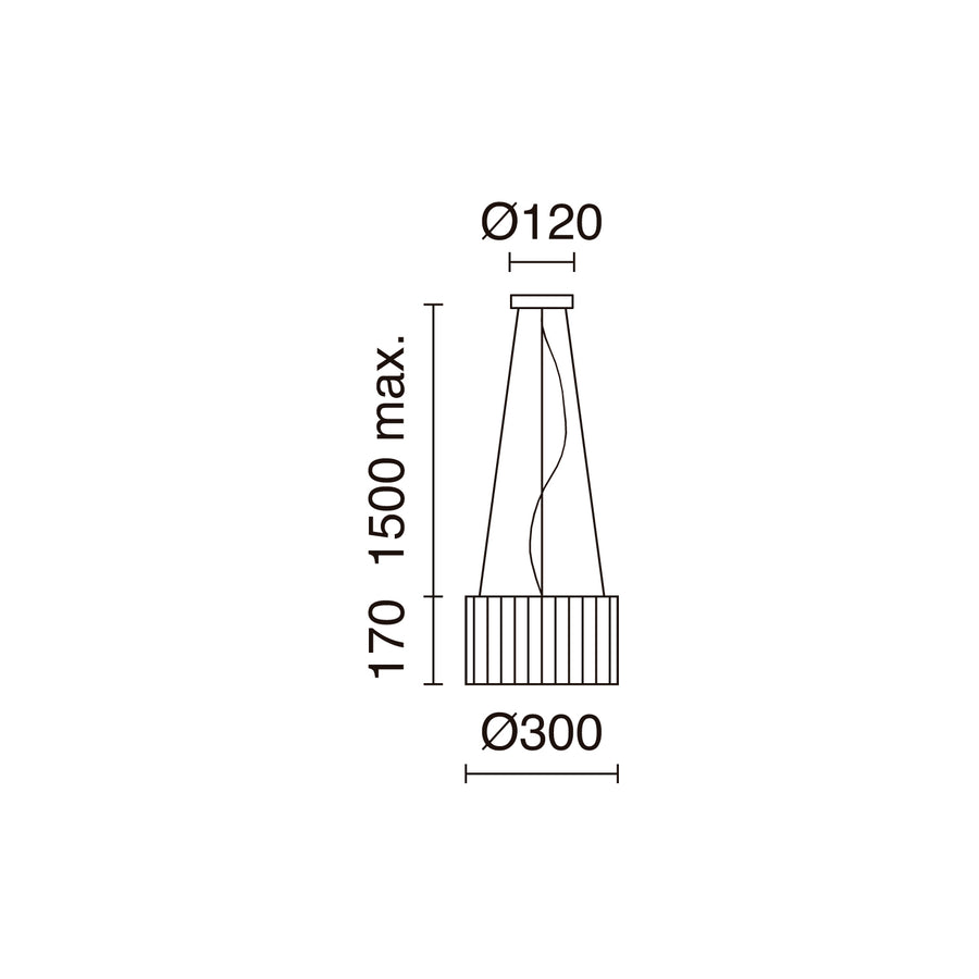 Suspension Vorada, 12 W