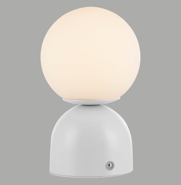 Lampe à poser Rudi blanche