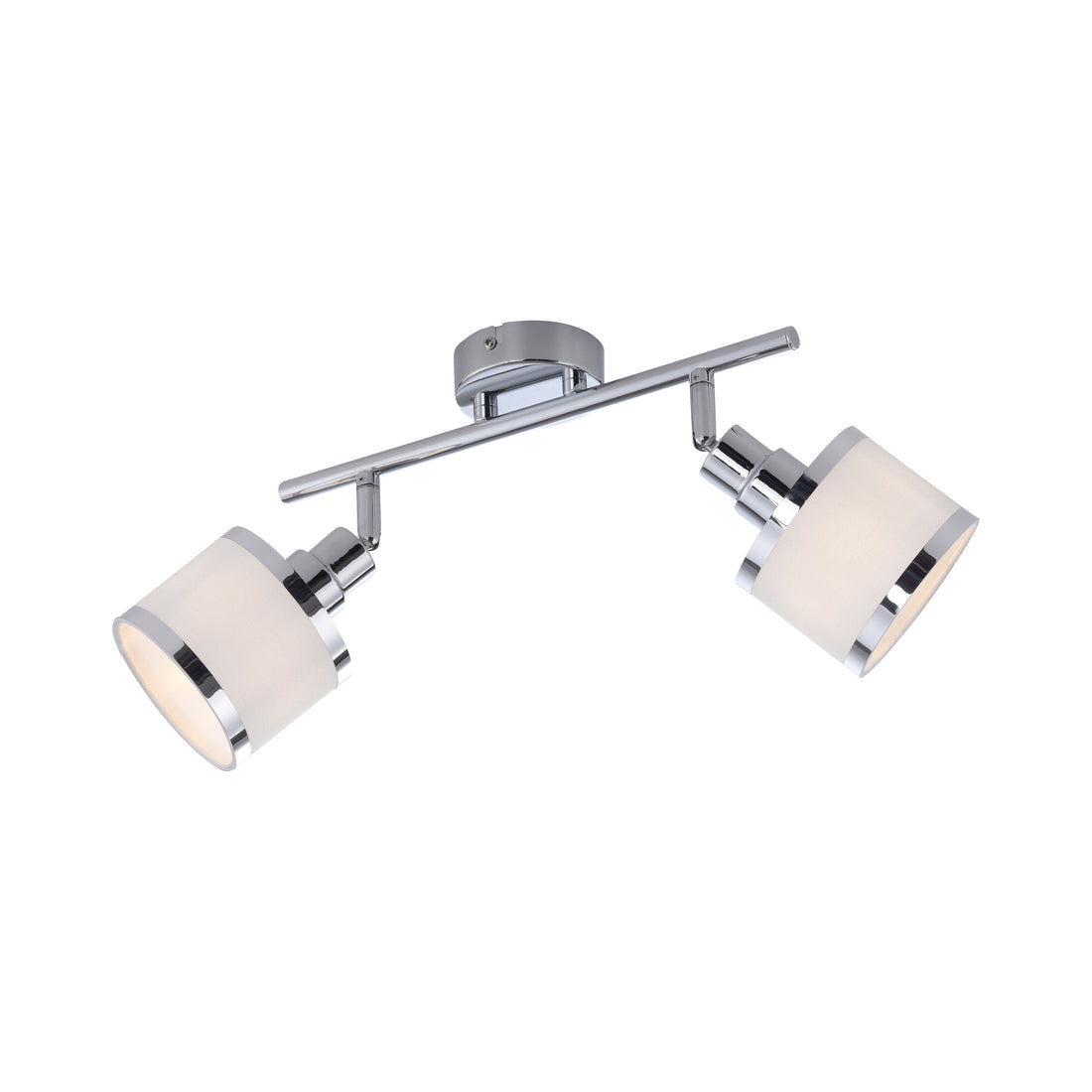 Plafonnier Accor 2 lumières chromé