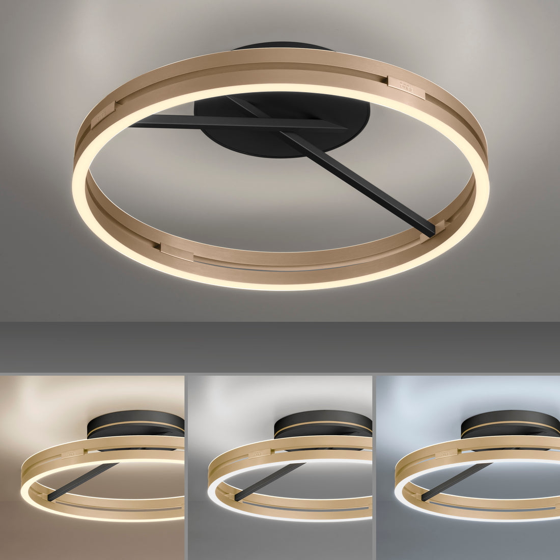Plafonnier LED | Pure Loop Noir