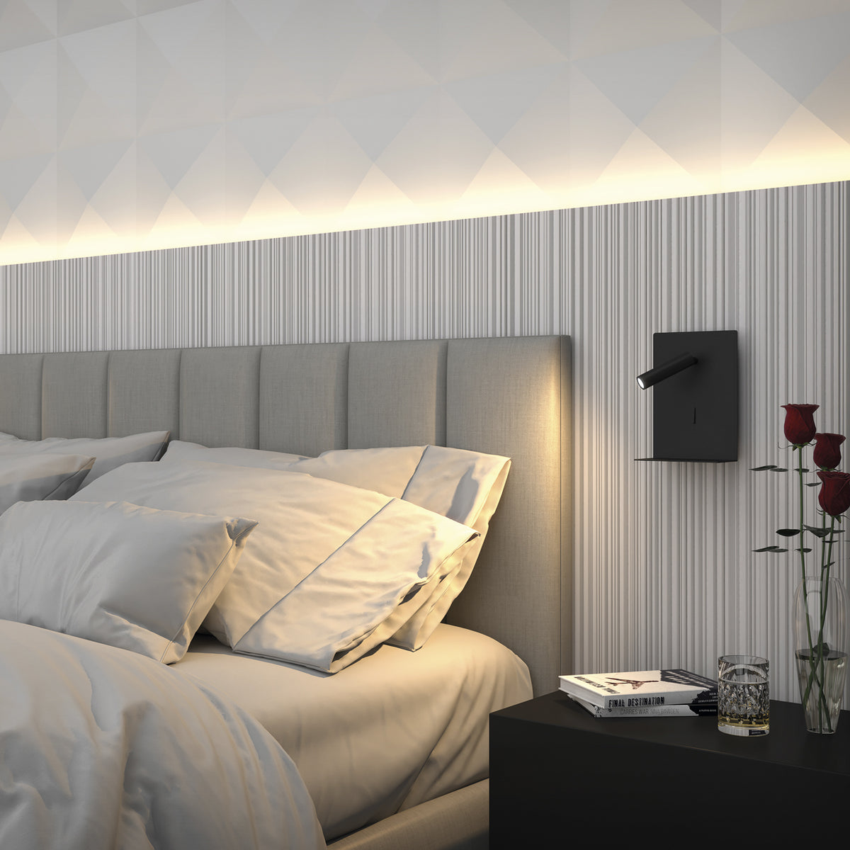 Applique murale Baltic liseuse USB
