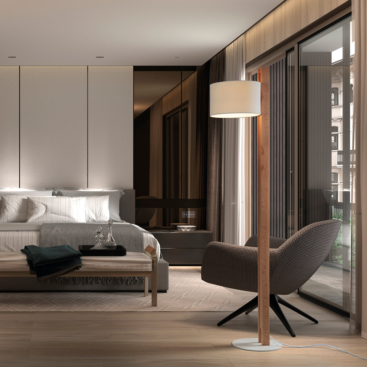 Lampadaire Compact