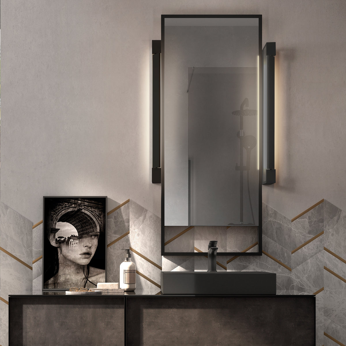 Applique murale Tilt salle de bain, 18 W