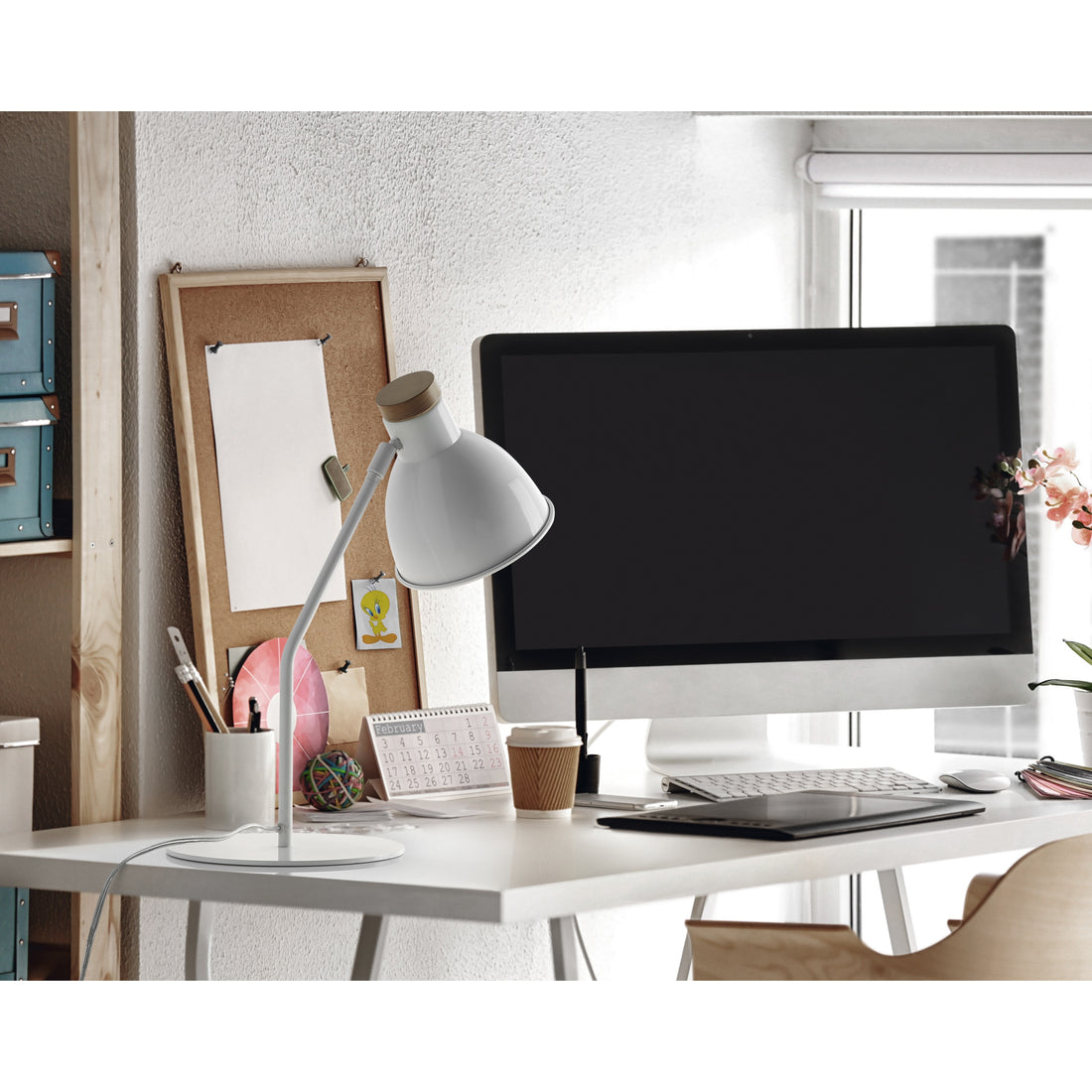 Lampe à poser Valan, H 35 cm
