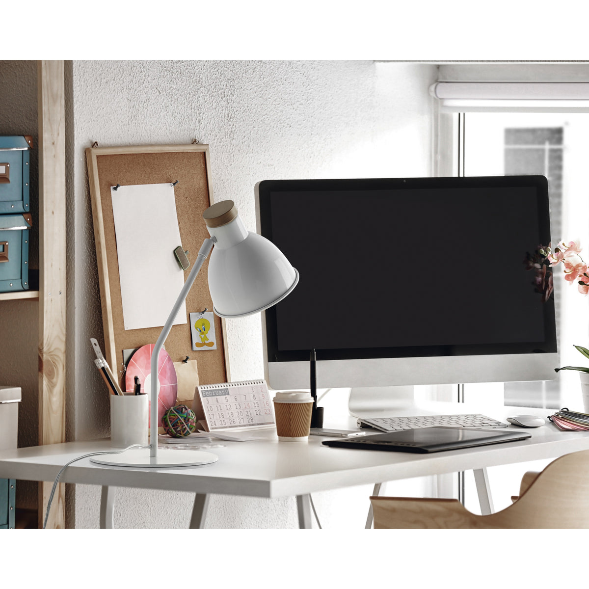 Lampe à poser Valan, H 35 cm