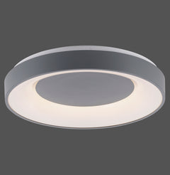 Plafonnier Anika gris et blanc