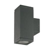 Applique extérieure CUB 2 lumières up-down IP54, H 17,1 cm