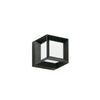 Applique extérieure DAU IP65, noir, H 11 cm