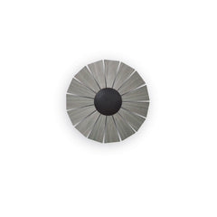 Applique murale EYE petit modèle, noir bois foncé