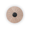 Applique murale EYE modèle moyen, noir bois clair