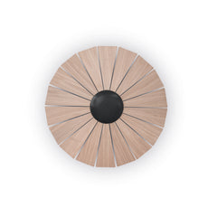 Applique murale EYE modèle moyen, noir bois clair