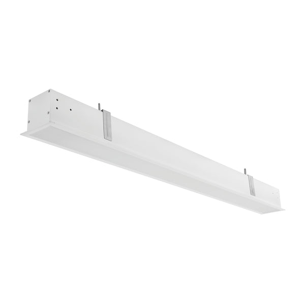 Luminaire linéaire encastré Fenix, LED intégrée, variable DALI, largeur 8 cm