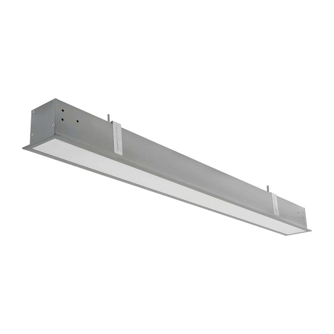 Luminaire linéaire encastré Fenix, LED intégrée, variable DALI, largeur 8 cm