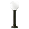 Borne extérieure Indura Globo IP65, noir, H 75 cm