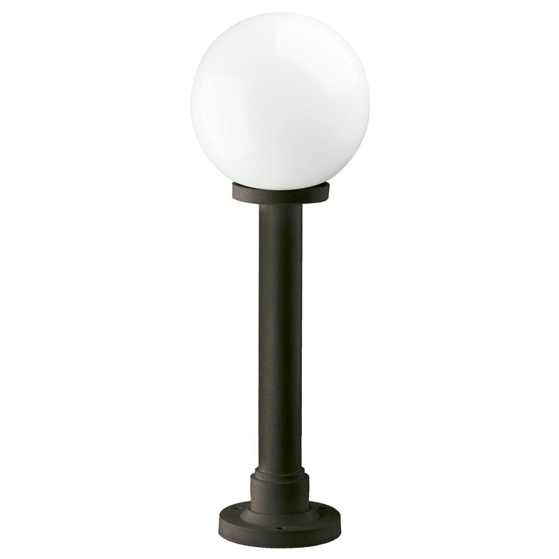 Borne extérieure Indura Globo IP65, noir, H 75 cm