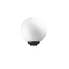 Borne extérieure Indura Globo IP65, noir, Ø 25 cm
