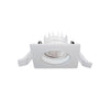 Spot encastrable Inel carré IP65, LED intégrée, variable DALI