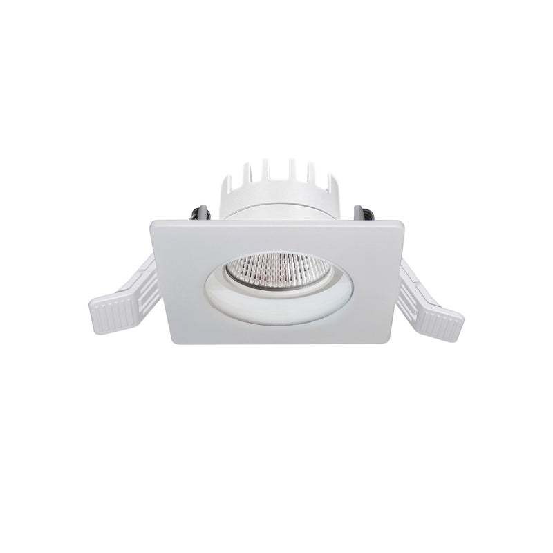Spot encastrable Inel carré IP65, LED intégrée, variable DALI