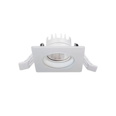 Spot encastrable Inel carré IP65, LED intégrée, variable