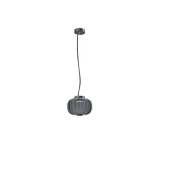 Suspension Krista, noir fumé gris