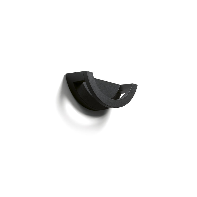 Applique extérieure Loop IP65, noir, 3000 K