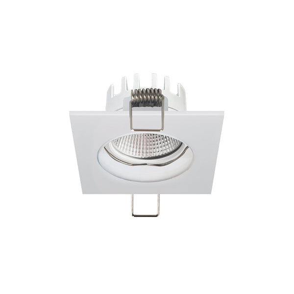 Spot encastrable Nix carré, LED intégrée, variable