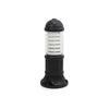 Borne extérieure Sauro IP55, noir, H 50 cm, E27