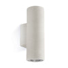 Applique extérieure Stone 2 lumières up-down IP65, Ø 8,5 cm