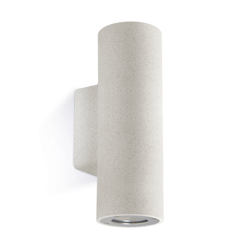 Applique extérieure Stone 2 lumières up-down IP65, Ø 8,5 cm