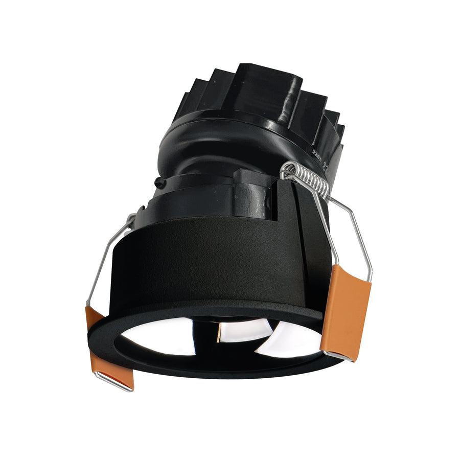 Spot encastrable orientable VIP1 Mini rond, LED intégrée, variable