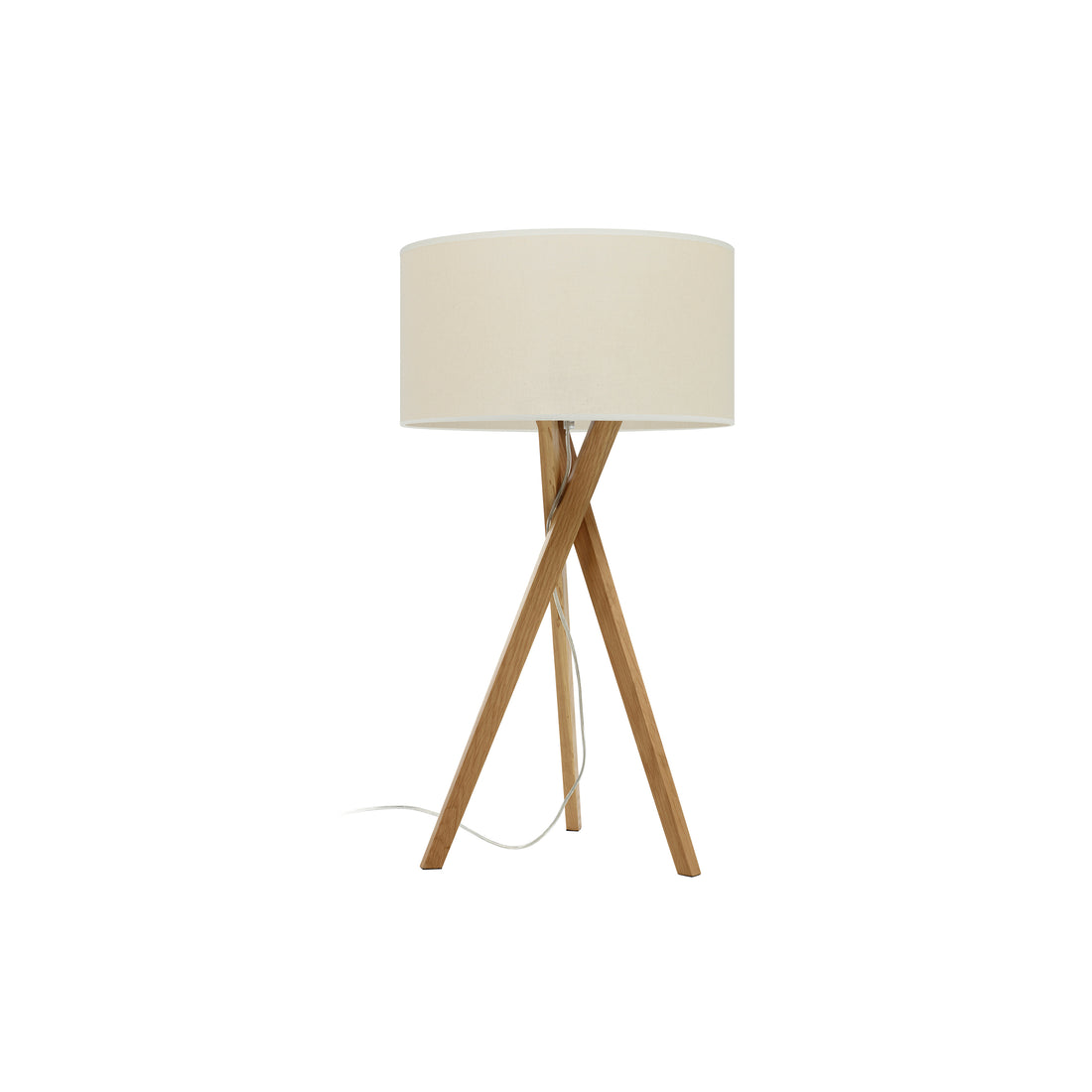Lampe à poser Wood, H 70 cm