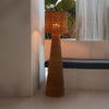 Grace 140 Nature floor lamp in natural fibers