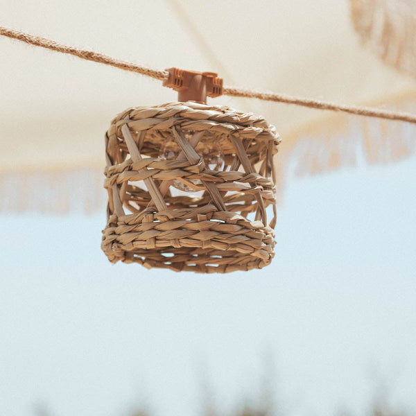Alba decorative garland in natural fibers