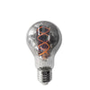 Dimmable smoked bulb with E27 base 120 lumens 1800 Kelvin 4.5 watts