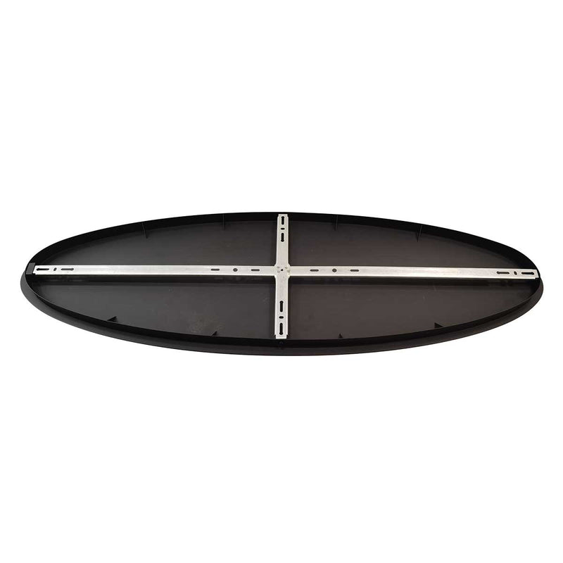 Black oval plate | Nera