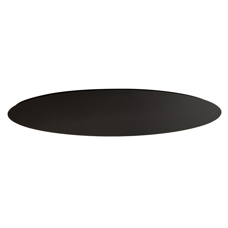Black oval plate | Nera