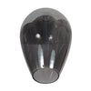 Detachable glass lampshade I15465S – Handmade teardrop-shaped smoked glass for E27 light fixtures