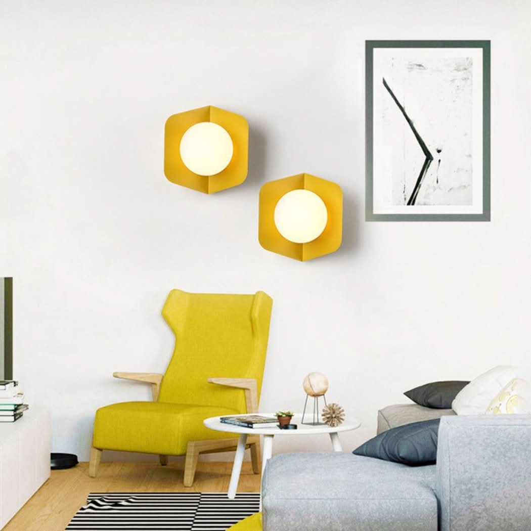 Applique murale scandinave boule lumineuse | Designix -     - https://designix.fr